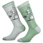 E9 Odd Coffee Socken, grau/grün, Größe 37-41