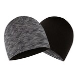 Buff Lightweight Merino Wool Reversible Hat Beanie für Kinder, black/graphite multistripes