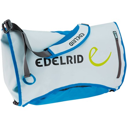 Der Edelrid Element Bag Seilsack kann als Messenger Bag und als Rucksack getragen werden