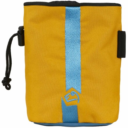 Der Botte Chalk Bag kommt im klassischen Design und kann durch seine große Eingriffsöffnung und eine Reißverschlusstasche für Wertsachen punkten