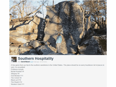 Southern Hospitality - Bouldern in den USA