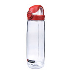 Nalgene Everyday OTF Trinkflasche, 0.7L, transparent/rot