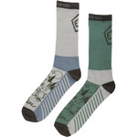 E9 Odd Rocks Socken, grau/blau, Größe 42-46