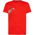 La Sportiva Sol T-Shirt, S, poppy