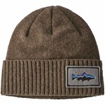 Patagonia Brodeo Beanie, Fitz Roy Trout Patch: ash tan