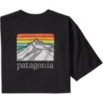 Patagonia Line Logo Ridge Pocket Responsibili-Tee T-Shirt, S, black