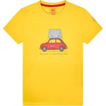 La Sportiva Kids Cinquecento T-Shirt für Kinder, 120, yellow