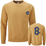 Moon Climbing 8A Crew Neck Sweater Pullover, S, sand