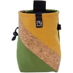 Scaua Square Diagonal Chalk Bag, green / yellow