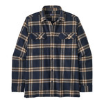Patagonia Organic Cotton Midweight Fjord Flannel Langarmshirt, L, north line: new navy