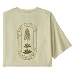 Patagonia Clean Climb Trade Responsibili-Tee T-Shirt, S, clean climb bloom/birch white