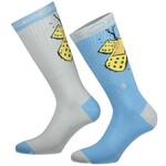 E9 Odd Plasters Socken, grau/blau, Größe 37-41