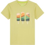 La Sportiva Icy Mountains T-Shirt für Kinder, Größe 120, green banana