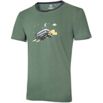 Ocun Classic T Organic Men T-Shirt, S, green duck magic bus