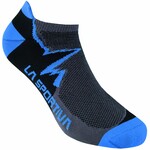 La Sportiva Climbing Socks Klettersocken, S, carbon/electric blue