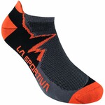La Sportiva Climbing Socks Klettersocken, S, carbon/hawaiian sun