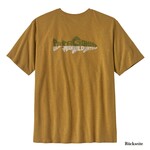 Patagonia Chouinard Crest Pocket Responsibili-Tee T-Shirt, S, pufferfish gold