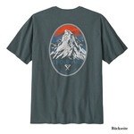Patagonia Chouinard Crest Pocket Responsibili-Tee T-Shirt, XS, nouveau green