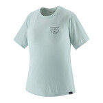 Patagonia Women’s Cap Cool Trail Graphic T-Shirt, S, forge mark crest / wispy green