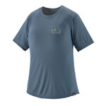 Patagonia Women’s Cap Cool Trail Graphic T-Shirt, S, unity fitz / utility blue