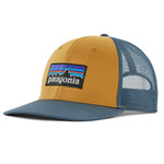 Patagonia P-6 Logo Trucker Hat Basecap, pufferfish gold