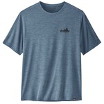 Patagonia Cap Cool Daily Graphic Shirt T-Shirt, S, '73 skyline / utility blue x-dye