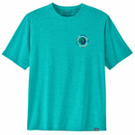Patagonia Cap Cool Daily Graphic Shirt T-Shirt, S, unity fitz / subtidal blue x-dye