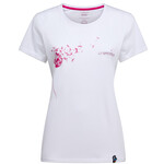 La Sportiva Women's Windy T-Shirt, S, white/rose