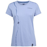 La Sportiva Women’s Route T-Shirt, S, stone-blue