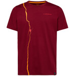 La Sportiva Route T-Shirt, L, sangria
