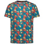 La Sportiva Dimension T-Shirt, S, tropic blue/bamboo