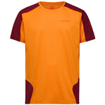 La Sportiva Compass T-Shirt, S, papaya/sangria