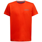 La Sportiva Boulder T-Shirt für Kinder, 130, cherry tomato