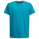 La Sportiva Boulder T-Shirt für Kinder, 130, tropic blue