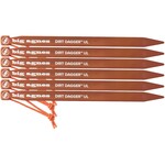 Big Agnes Dirt Dagger UL 7.5" Tent Stakes Zeltheringe, 19 cm, 6er Pack