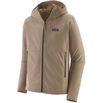 Patagonia R1 TechFace Hoody Softshelljacke, S, seabird grey