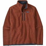 Patagonia Better Sweater 1/4 Zip Fleecepullover, S, burnished red