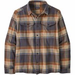 Patagonia Fjord Flannel Shirt Langarmhemd, M, sunrise ridge/forge grey