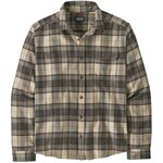 Patagonia Cotton in Conversion Lightweight Fjord Flannel Langarmshirt, S, spotter/forge grey