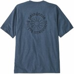 Patagonia Spoke Stencil Responsibili-Tee T-Shirt, S, utility blue