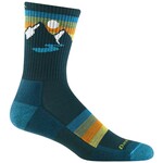 Darn Tough Sunset Ridge Micro Crew Lightweight Wandersocken, L, bottle