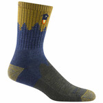 Darn Tough Number 2 Micro Crew Midweight Wandersocken, L, denim