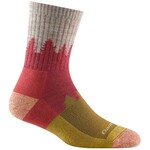 Darn Tough Women’s Treeline Micro Crew Midweight Wandersocken, M, cranberry