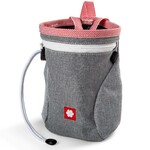 Ocun Dusty Eco + Belt Chalkbag, grey/red