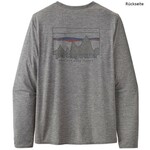 Patagonia Cap Cool Daily Graphic Shirt Langarmshirt, S, '73 skyline: feather grey