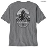 Patagonia Chouinard Crest Pocket Responsibili-Tee T-Shirt, S, gravel heather