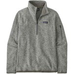 Patagonia Women's Better Sweater 1/4 Zip Fleecepullover, S, birch white