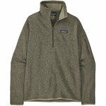 Patagonia Women's Better Sweater 1/4 Zip Fleecepullover, S, river rock green