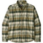 Patagonia Cotton in Conversion Lightweight Fjord Flannel Langarmshirt, S, rocky: old growth green