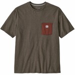 Patagonia Shop Sticker Pocket Responsibili-Tee T-Shirt, S, marlow brown